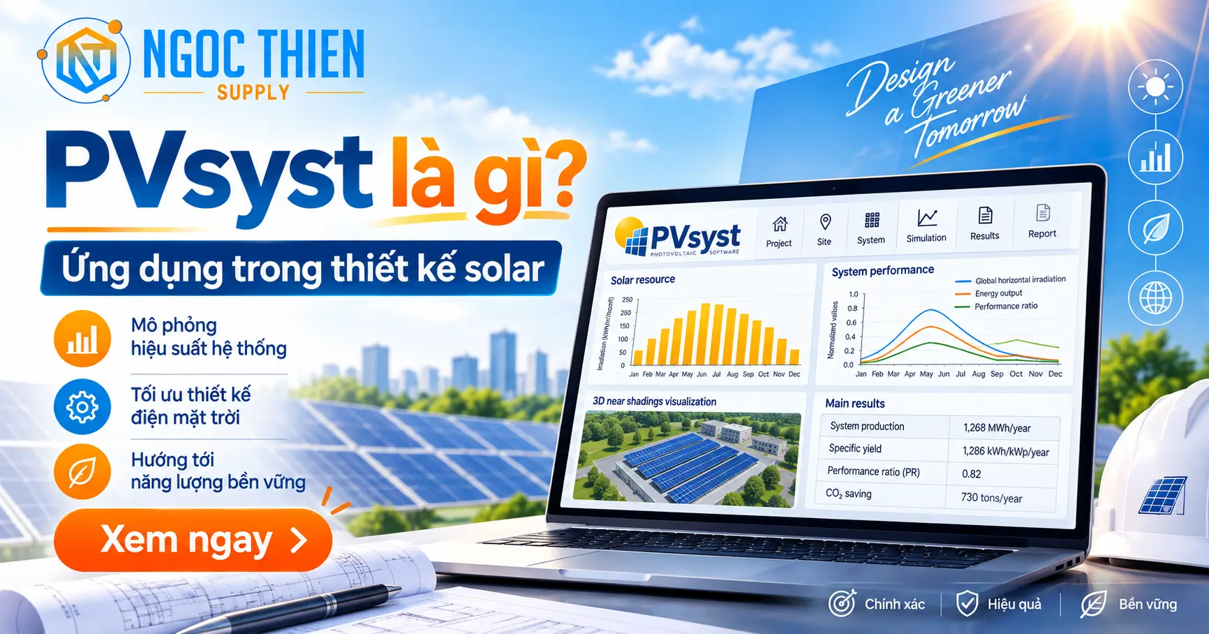 PVsyst là gì và ứng dụng trong thiết kế solar